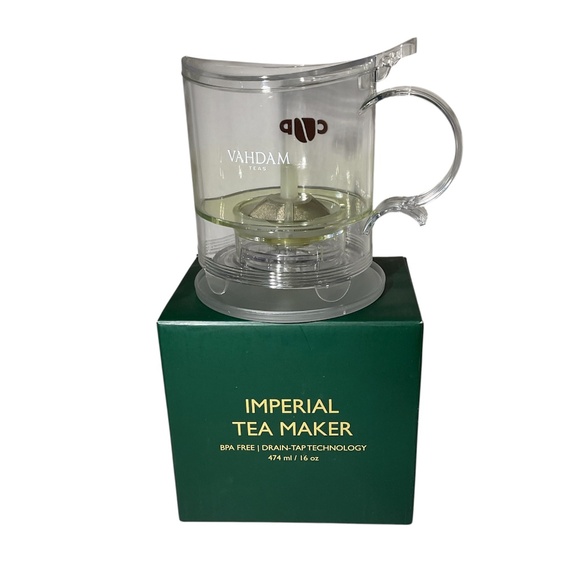 Imperial Tea Infuser Teapot BPA Free Drain-Tap Technology 16oz - Picture 1 of 7